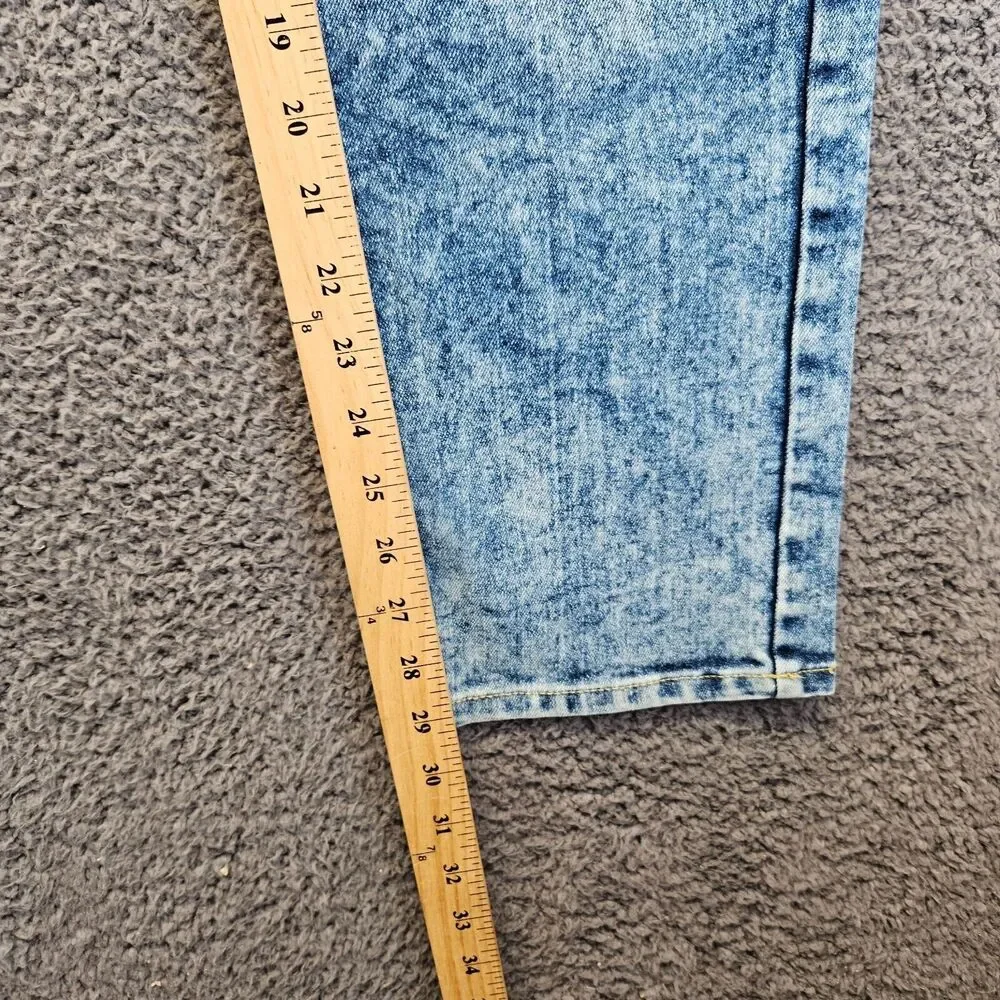 Southpole Skinny Jeans Men Size 36x30 Blue Acid Wash‎ Denim